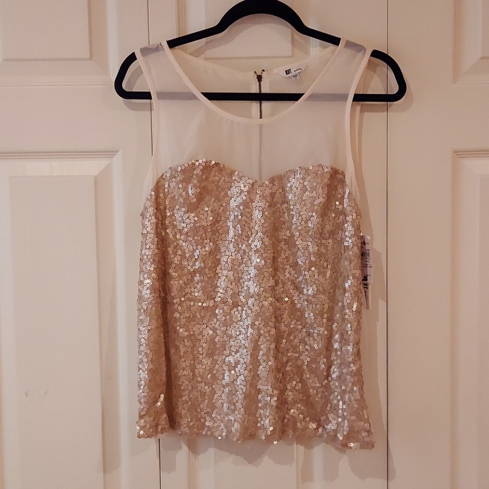NWT Sequined Top